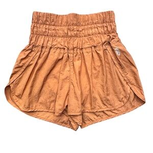 Free People Movement The Way Home Shorts in Brushed Copper